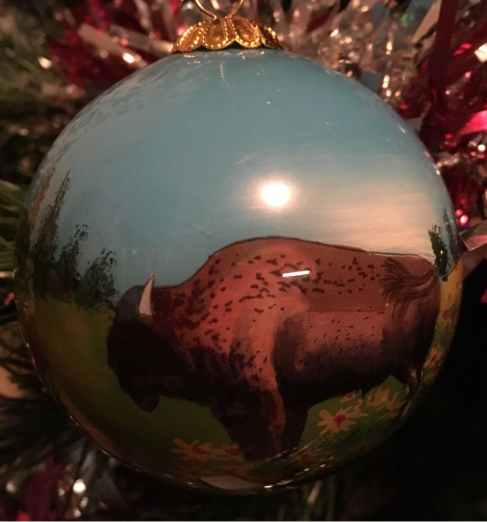 Yellowstone Buffalo  ornament collectible - Main Image 2