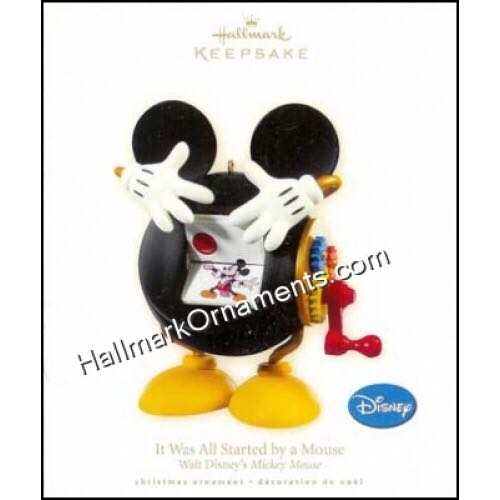 It All Was Started By A Mouse - Disney (Walt Disney’s Mickey Mouse) ornament collectible - Main Image 2