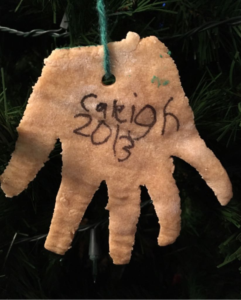 Handprint Elf  ornament collectible - Main Image 2