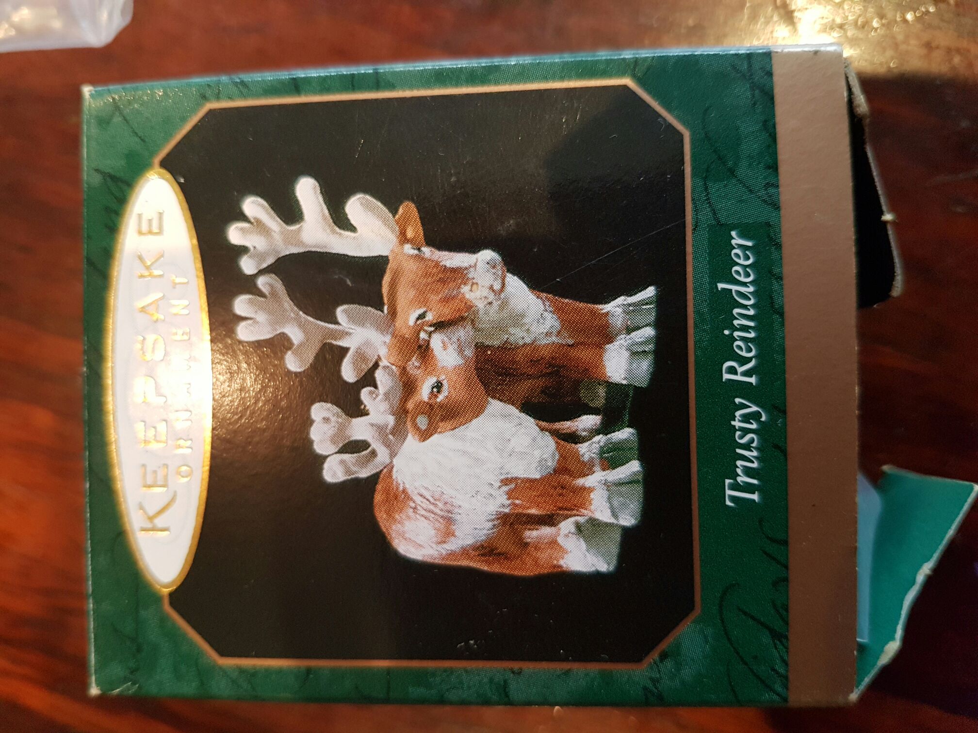 Trusty Reindeer  ornament collectible - Main Image 1