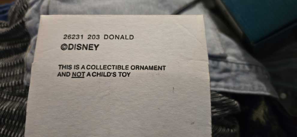 Donald Duck  (Disney) ornament collectible - Main Image 3