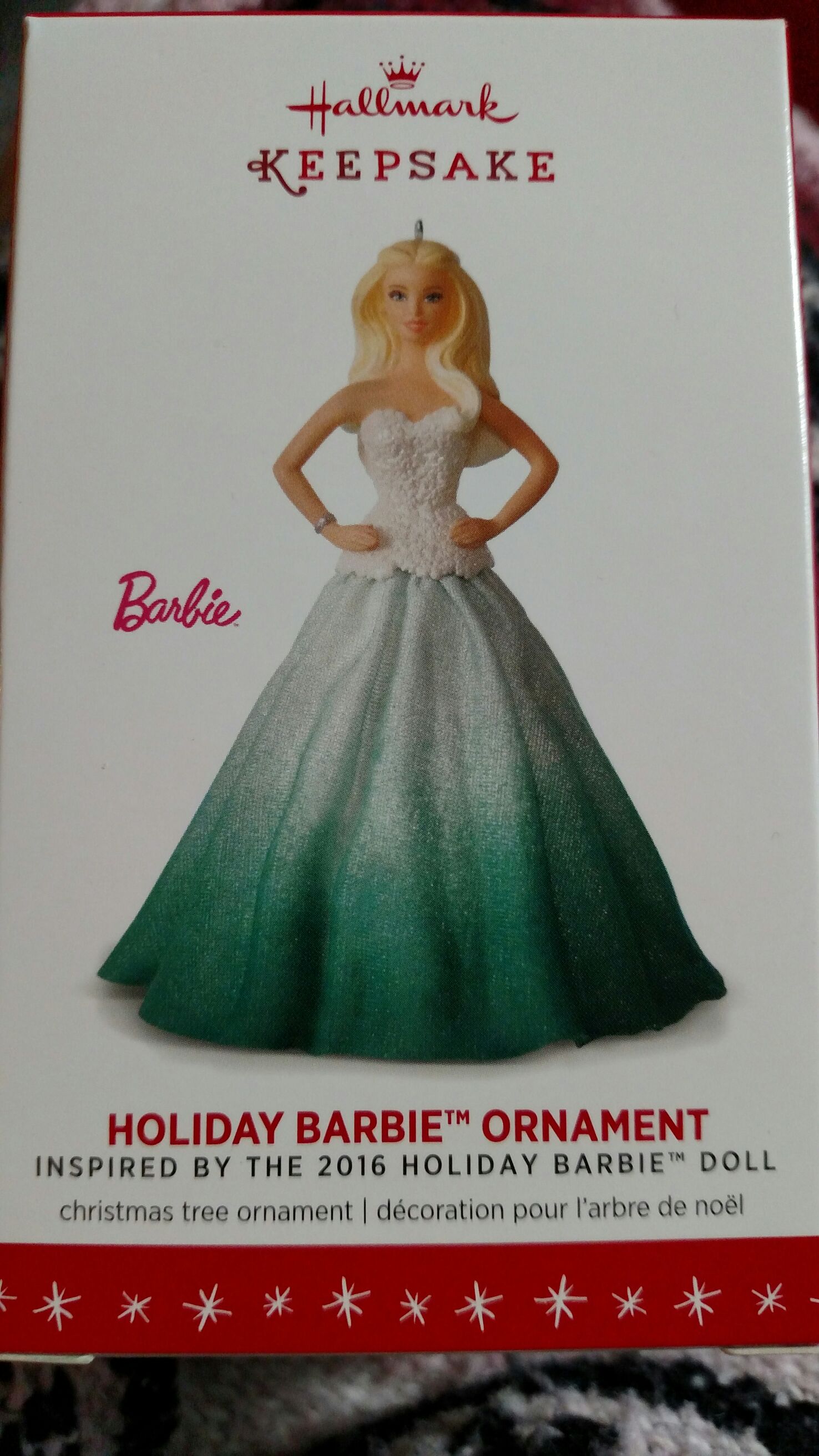 Holiday Barbie Ornament - Barbie (Barbie) ornament collectible - Main Image 1