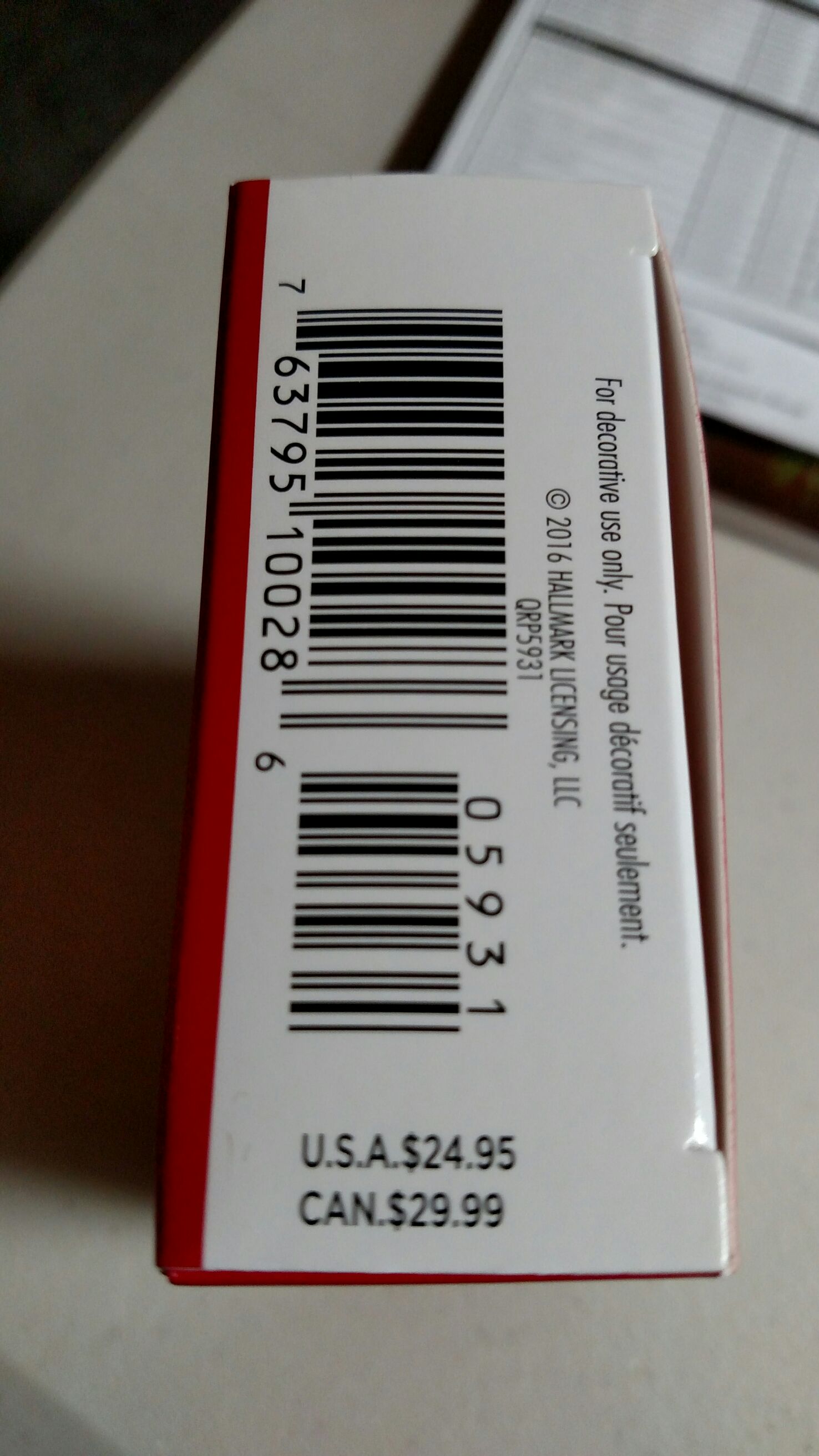 12 Little Days Of Christmas - Hallmark Miniature (12 Days Of Christmas) ornament collectible - Main Image 2