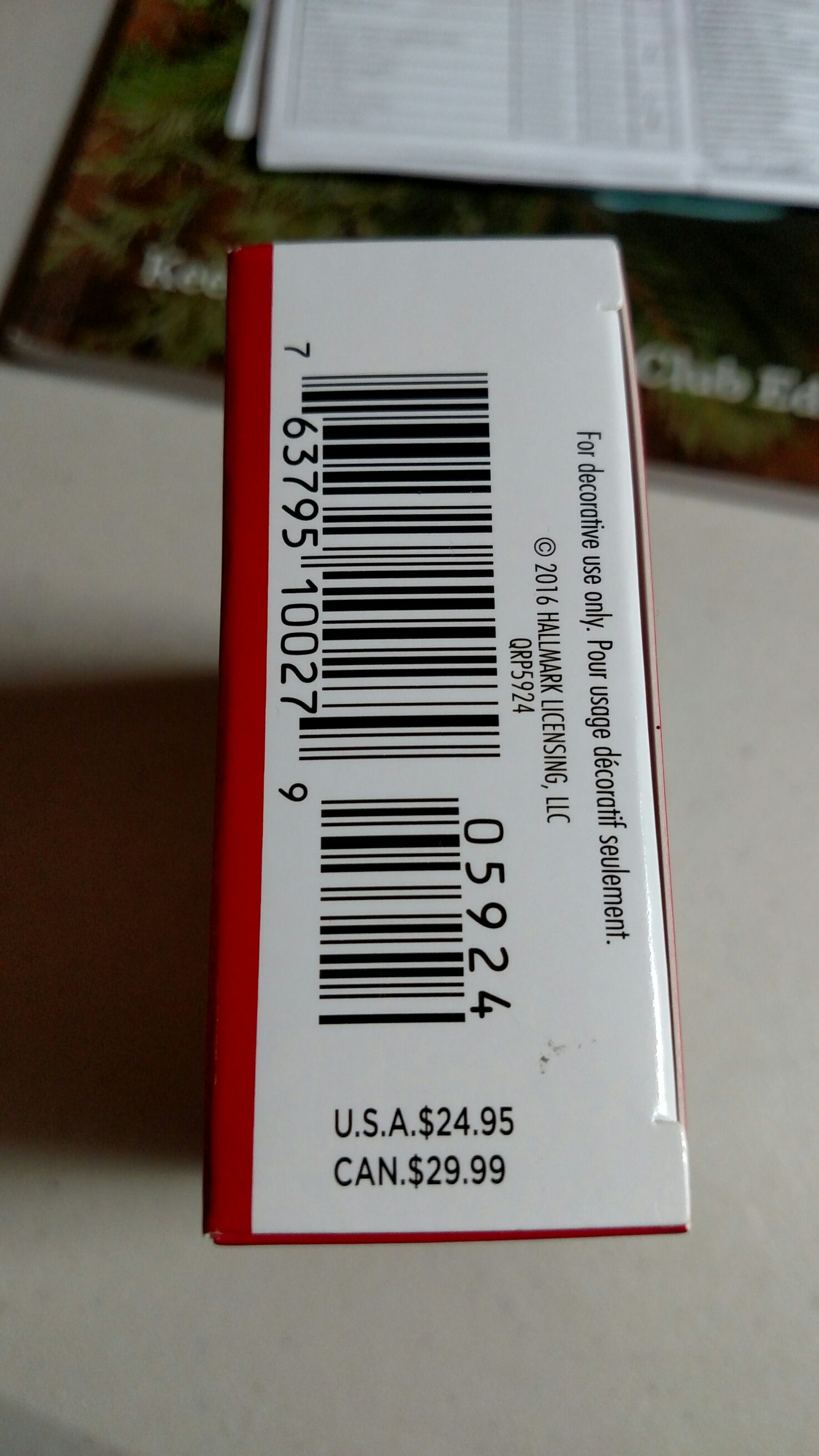 12 Little Days Of Christmas, Days 1-3 - Hallmark Miniature (12 Days Of Christmas) ornament collectible - Main Image 2