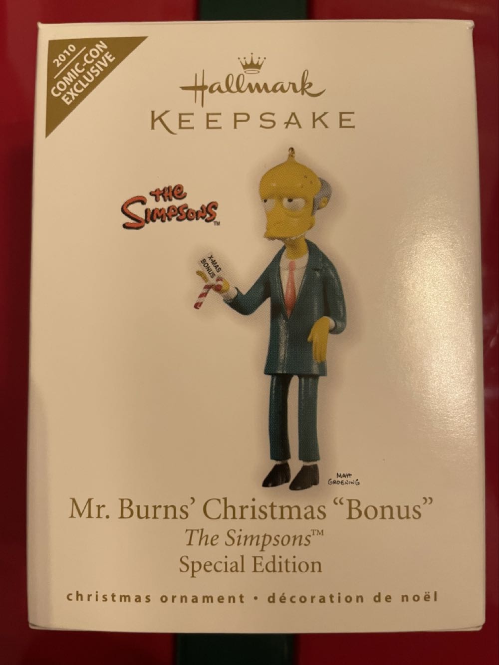 Mr. Burns’ Christmas Bonus - The Simpsons (The Simpsons) ornament collectible - Main Image 2