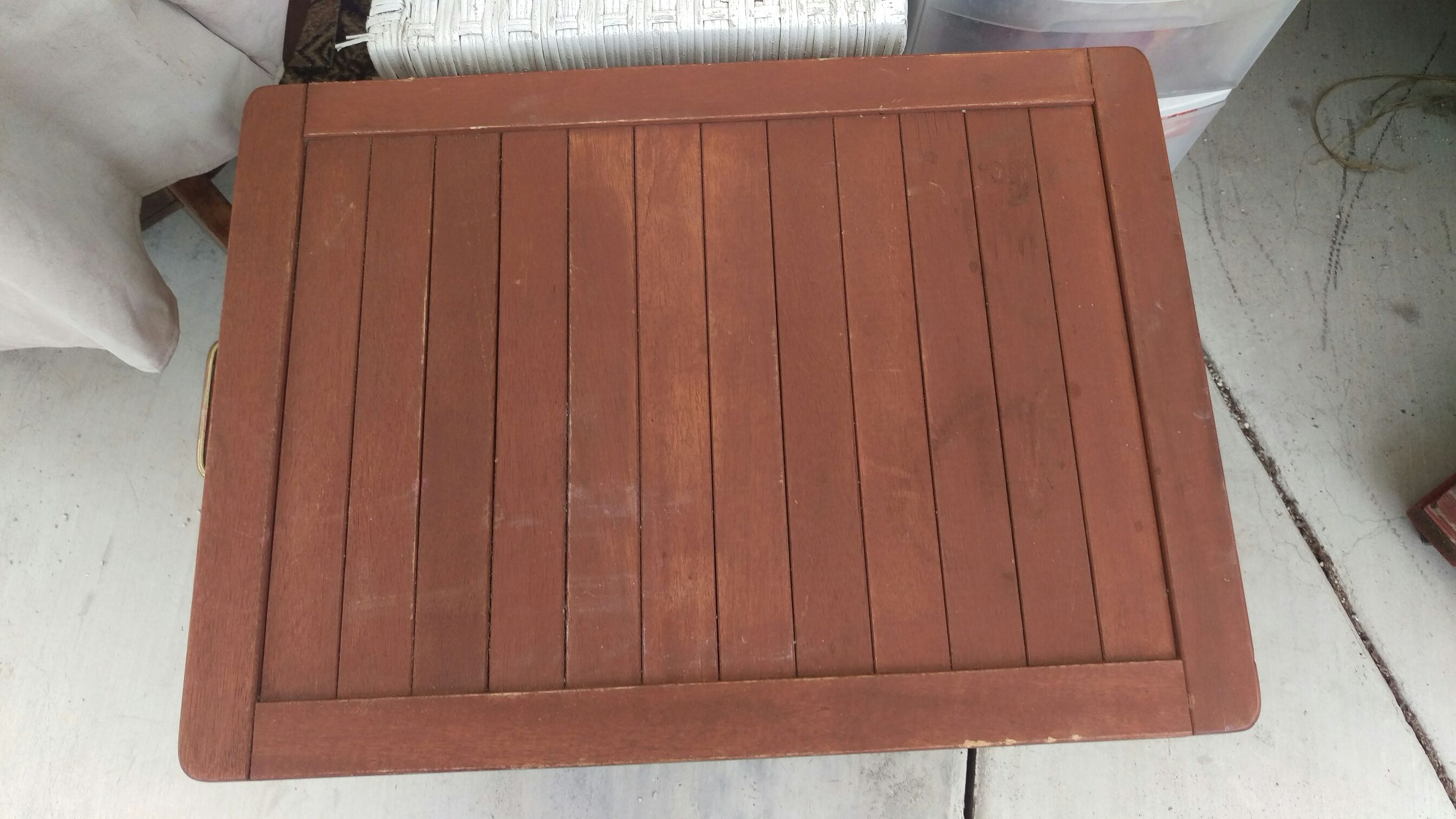 Wood Storage Unit Ice Chest  (Outdoor Furniture) ornament collectible - Main Image 2