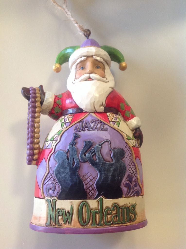 Jim Shore Jazz Santa  (US locations) ornament collectible - Main Image 1