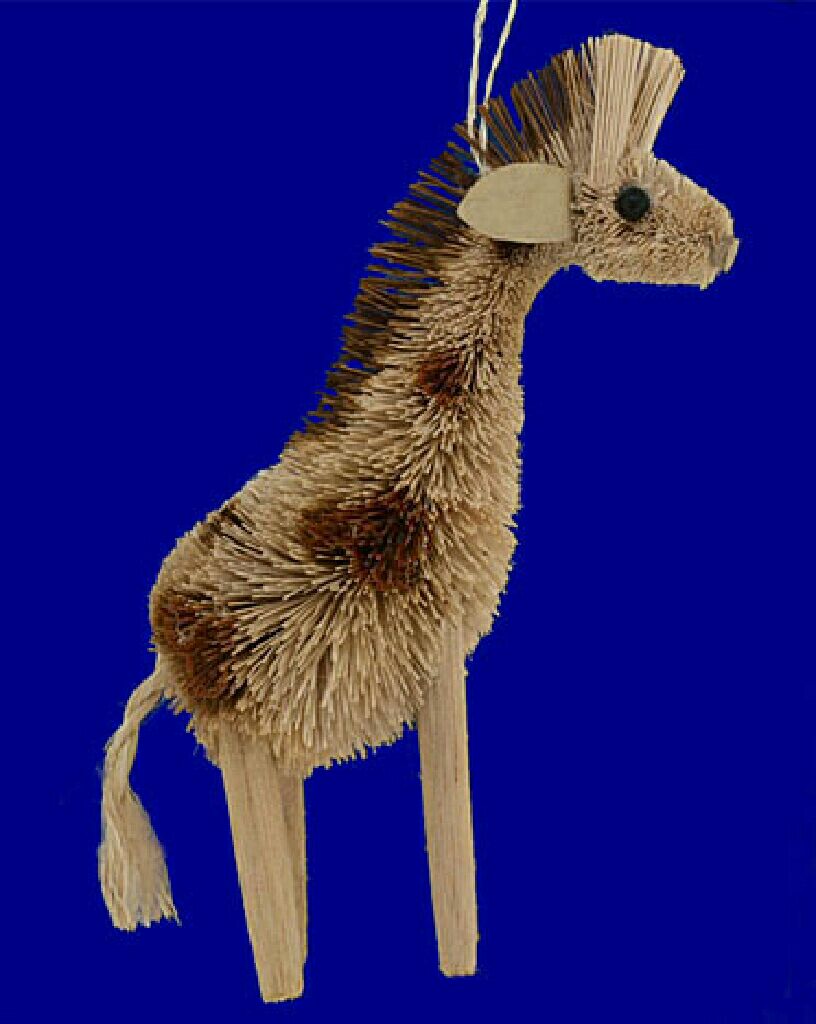 Wire Brush Giraffe  (Animals) ornament collectible - Main Image 1