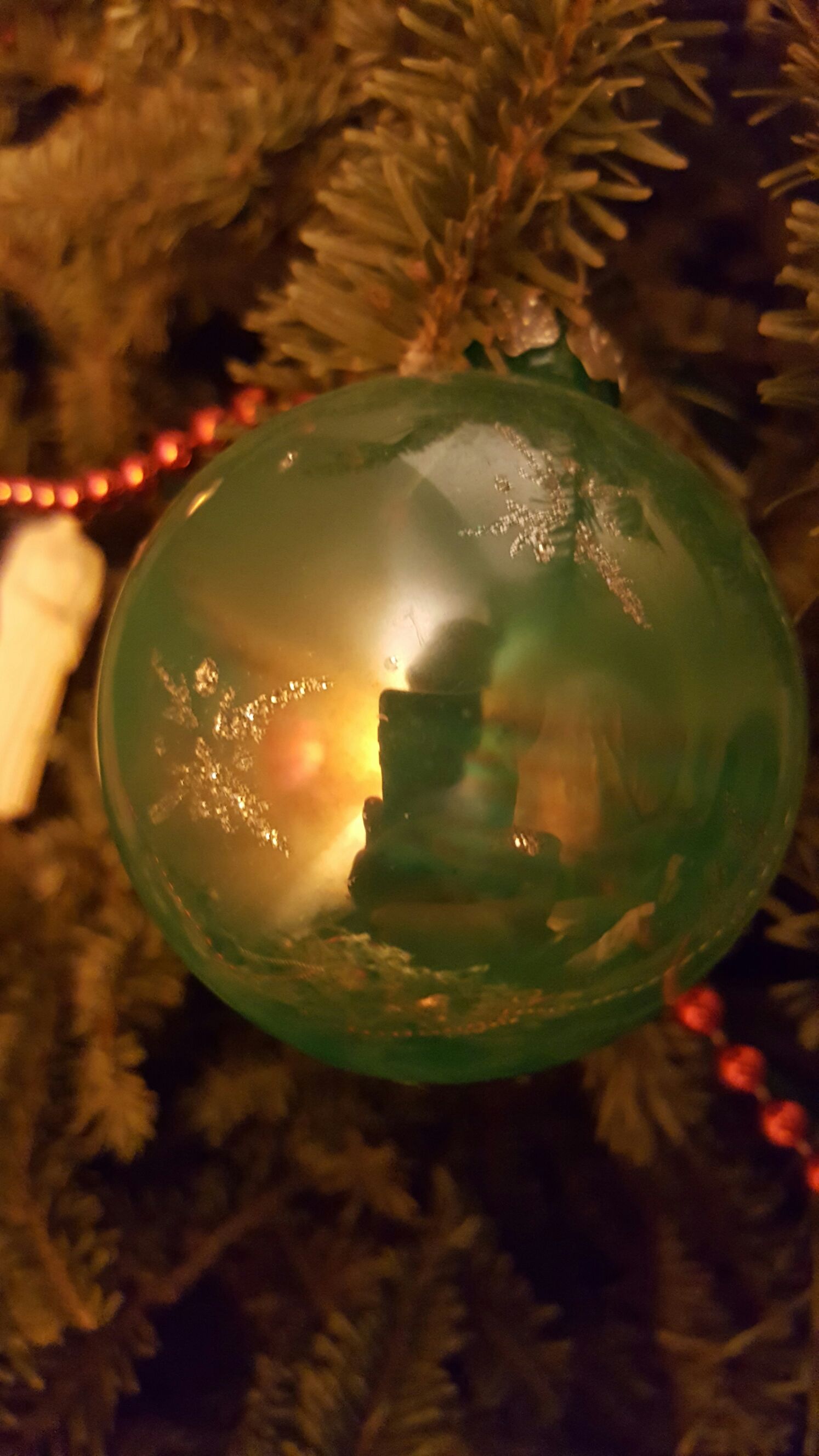 Blue Snowflake  (Snowflake) ornament collectible - Main Image 2