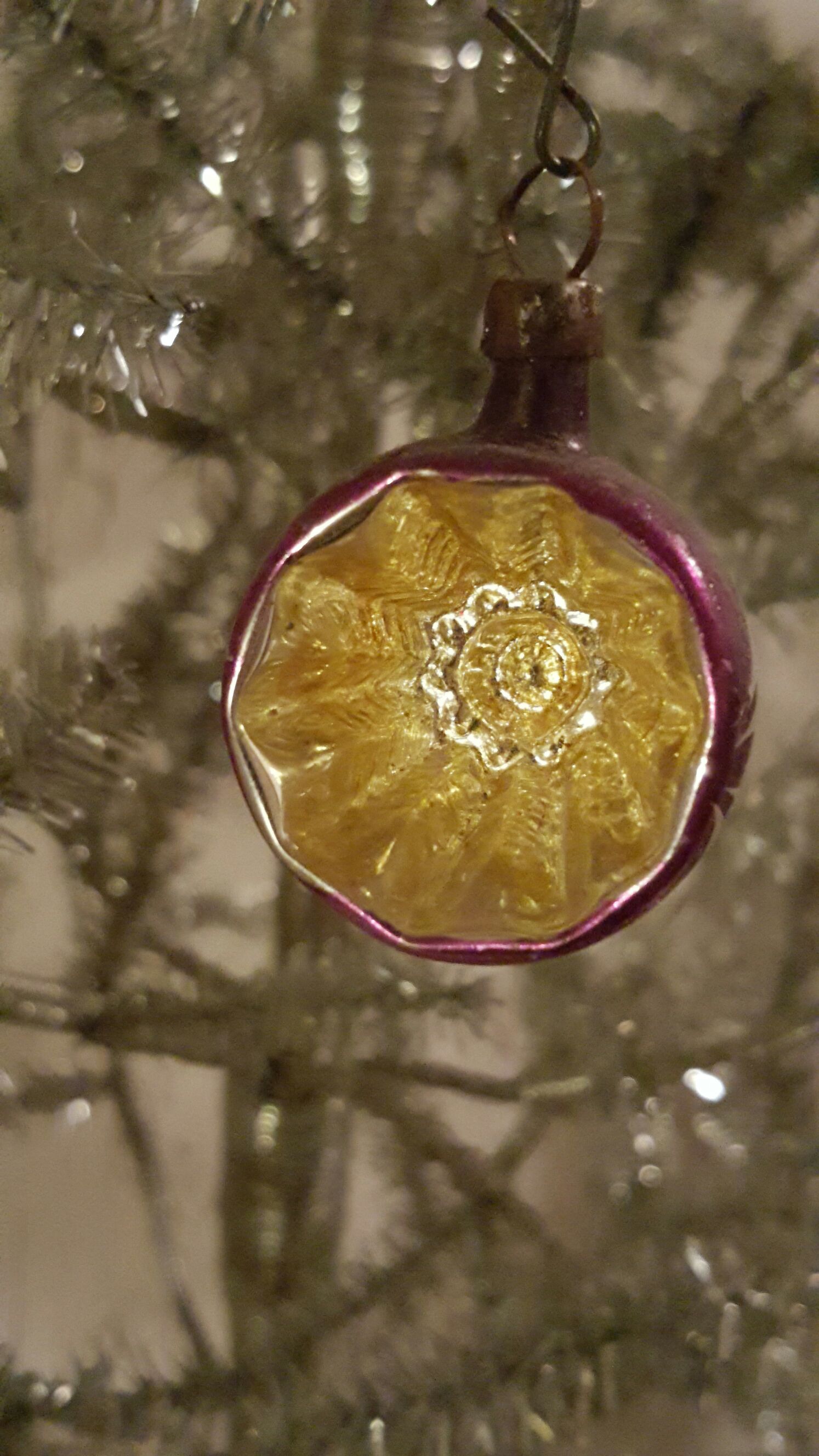 Purple Mini Indent  ornament collectible - Main Image 2