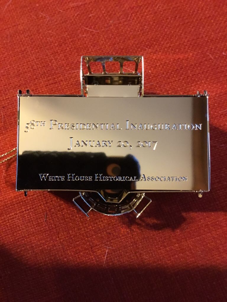 58th Presidential Inaugeration - White House Historical Association ornament collectible - Main Image 2