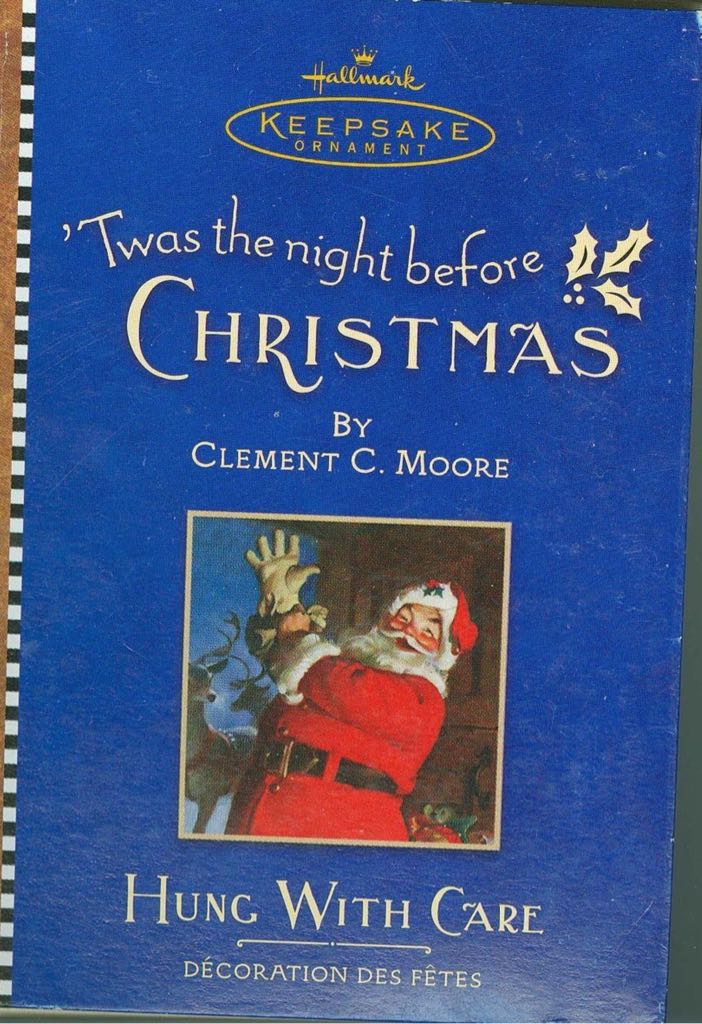 Hung With Care - Keepsake Ornament (’Twas The Night Before Christmas) ornament collectible - Main Image 1