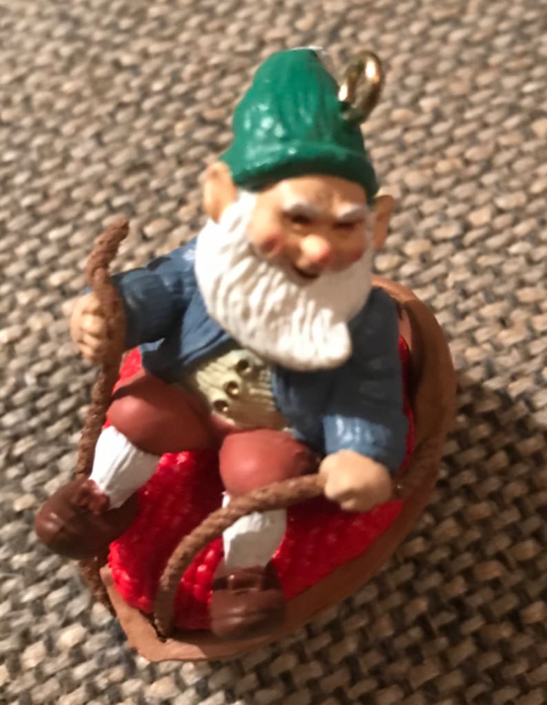 Walnut Shell Rider - Handcrafted (Keepsake Ornament) ornament collectible - Main Image 2