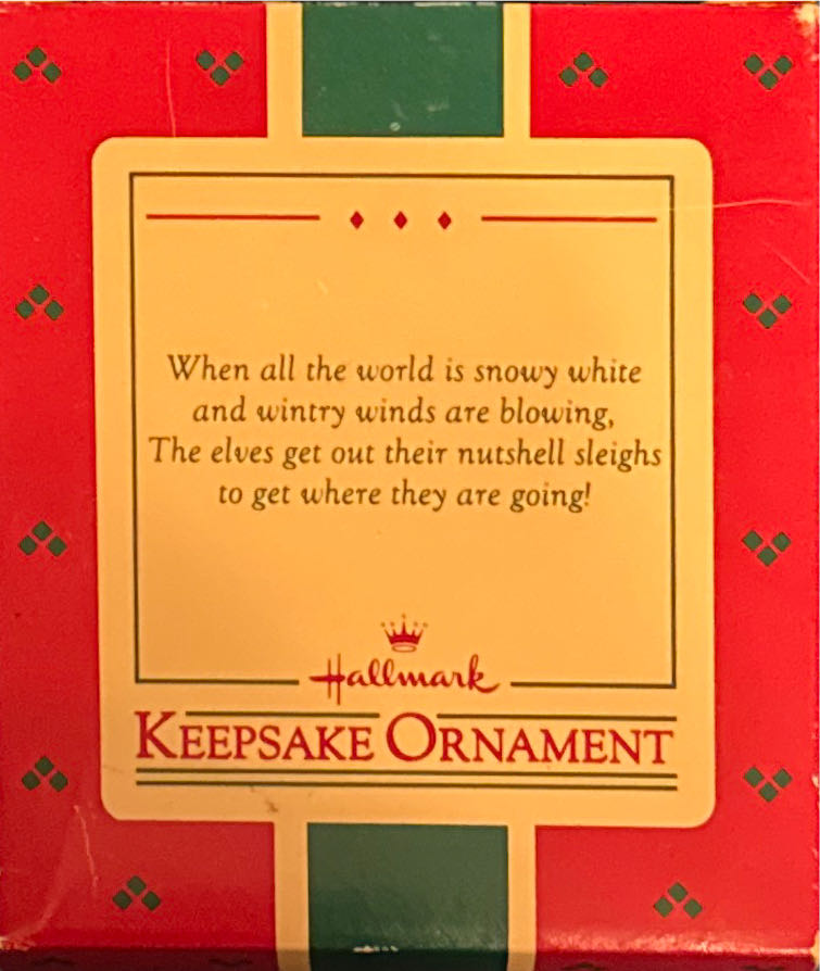 Walnut Shell Rider - Handcrafted (Keepsake Ornament) ornament collectible - Main Image 3