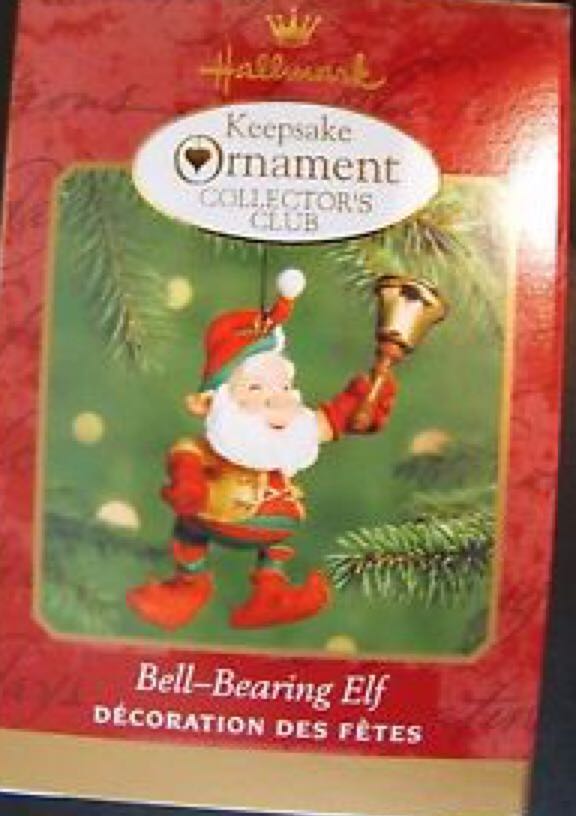 Bell-Bearing Elf - Membership Ornaments (Hallmark Club Member Exclusive) ornament collectible - Main Image 1