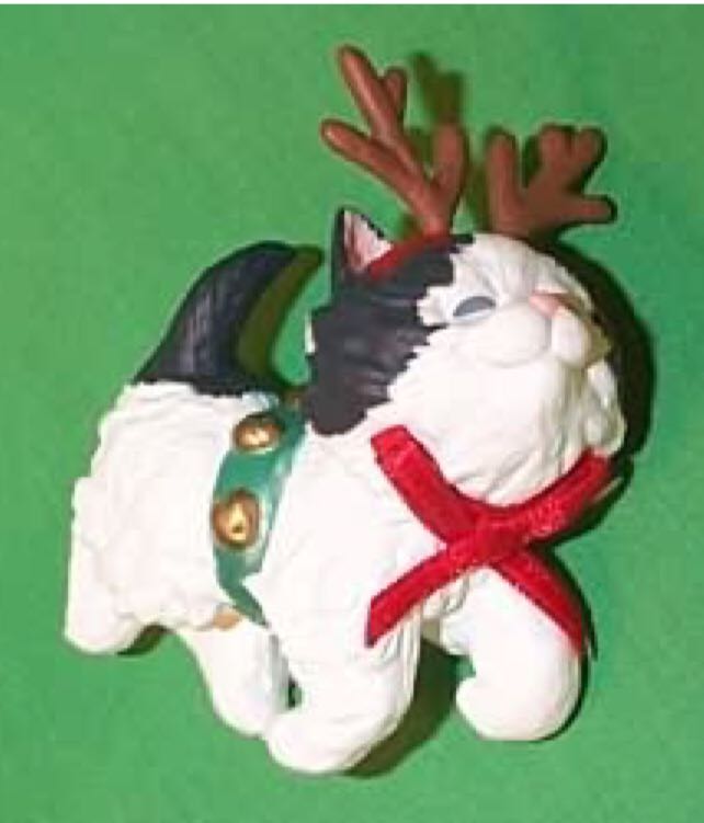 Purr-fect Little Deer  (Cat) ornament collectible - Main Image 2