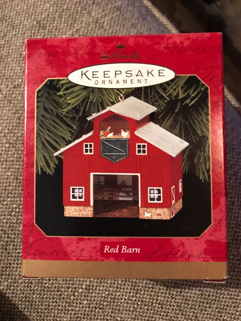 Red Barn  (Keepsake Ornament) ornament collectible - Main Image 2