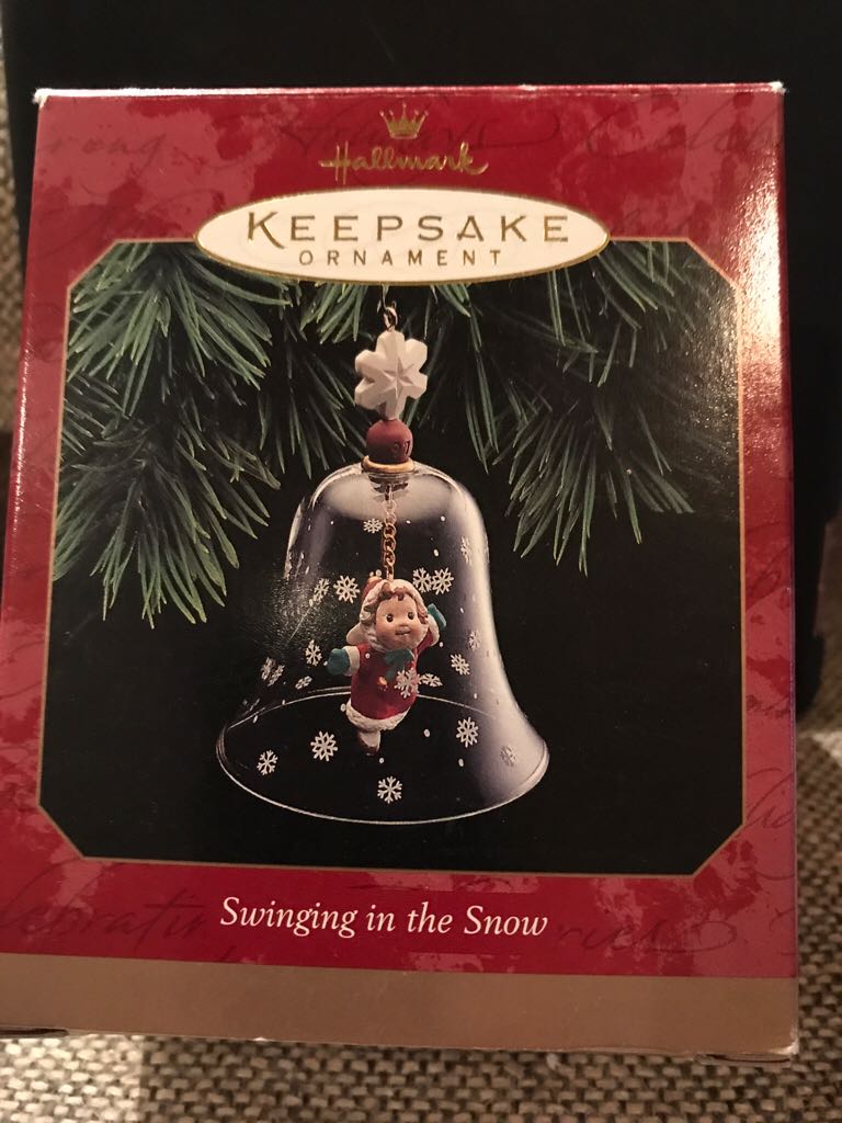 Swinging In The Snow  (Keepsake Ornament) ornament collectible - Main Image 1