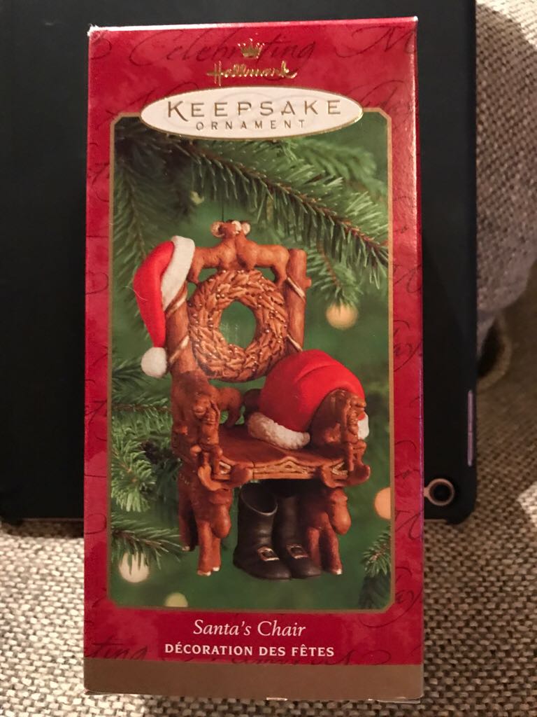 Santa’s Chair  (Keepsake Ornament) ornament collectible - Main Image 2