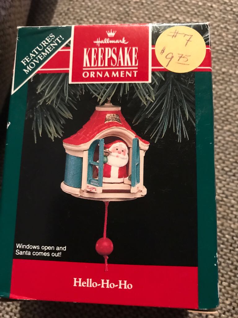 Hello-Ho-Ho  (Santa) ornament collectible - Main Image 1