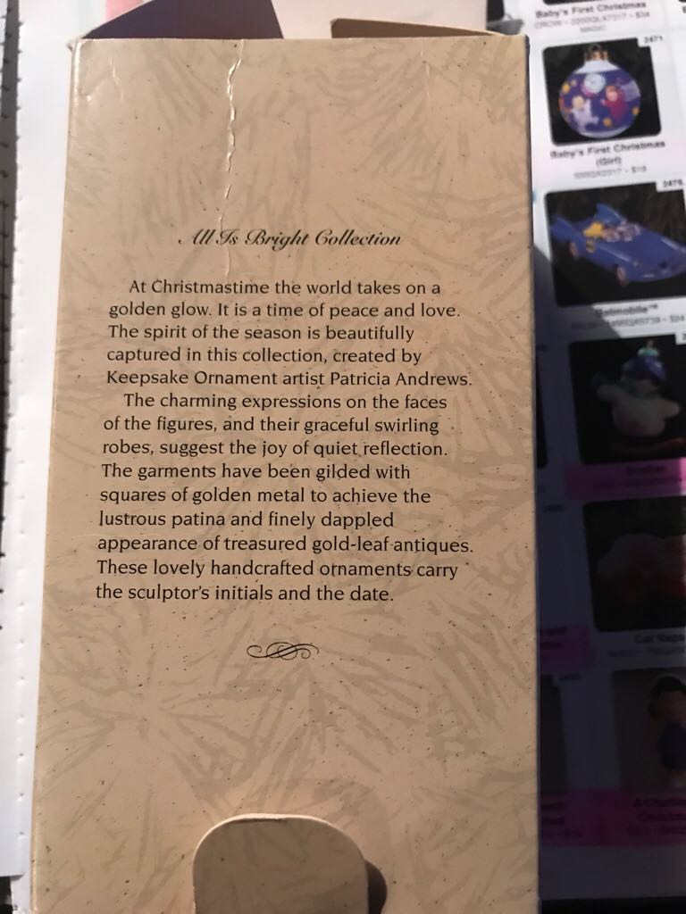 All Is Bright: Angel Of Light - Angel (Keepsake Ornament) ornament collectible - Main Image 2