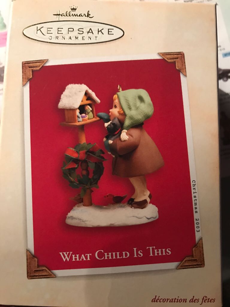 What Child Is This  (Keepsake Ornament) ornament collectible - Main Image 2