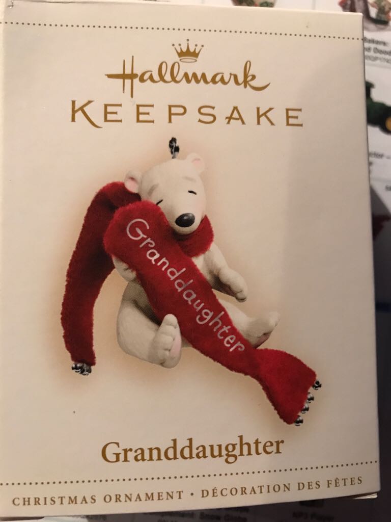Granddaughter  (Keepsake Ornament) ornament collectible - Main Image 2