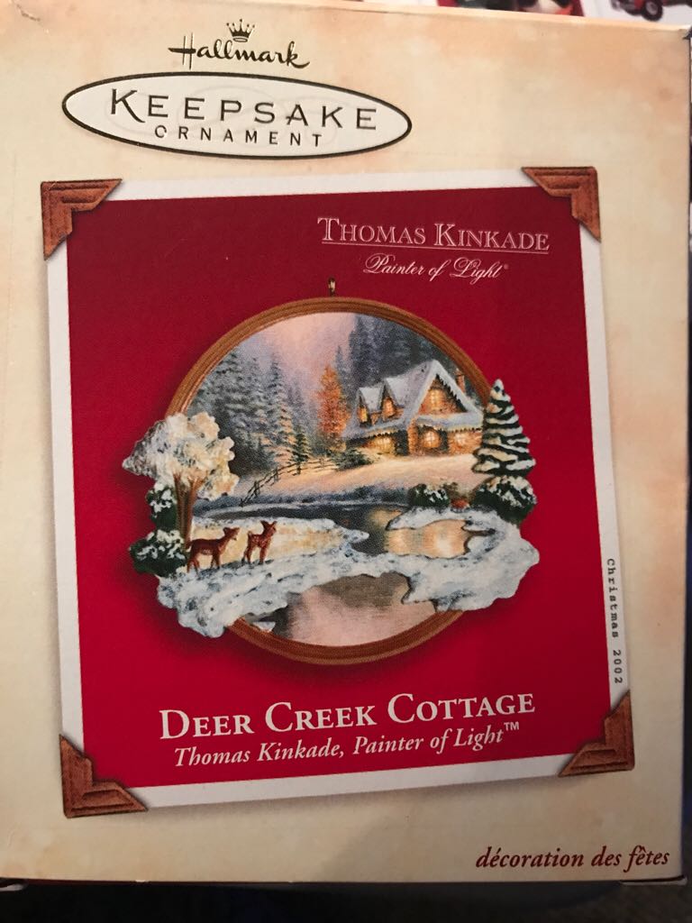 Deer Creek Cottage - Thomas Kinkade, Painter Of Light (Keepsake Ornament) ornament collectible - Main Image 2