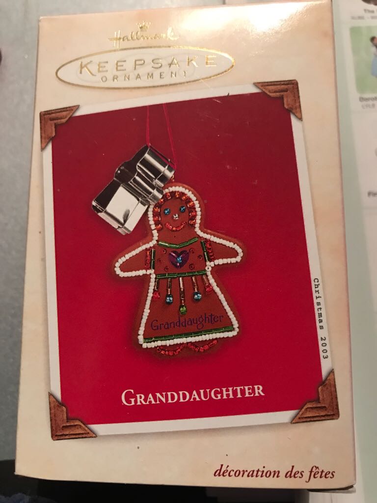 Granddaughter   (Keepsake Ornament) ornament collectible - Main Image 2
