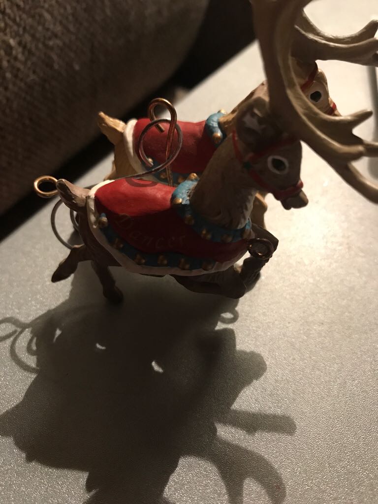 Dasher & Dancer - Santa And His Reindeer (Keepsake Ornament) ornament collectible - Main Image 2