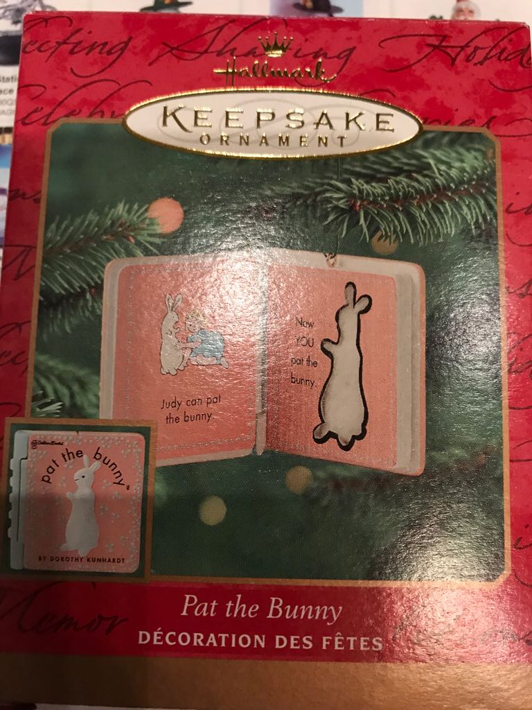 Pat The Bunny  (Keepsake Ornament) ornament collectible - Main Image 2