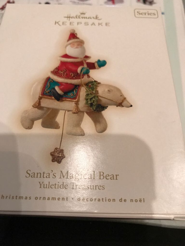 Santa’s Magical Bear - Yuletide Treasures (Collector’s Series) ornament collectible - Main Image 2