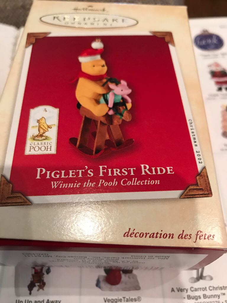 Piglet’s First Ride - Winnie The Pooh Collection (Keepsake Ornament) ornament collectible - Main Image 2