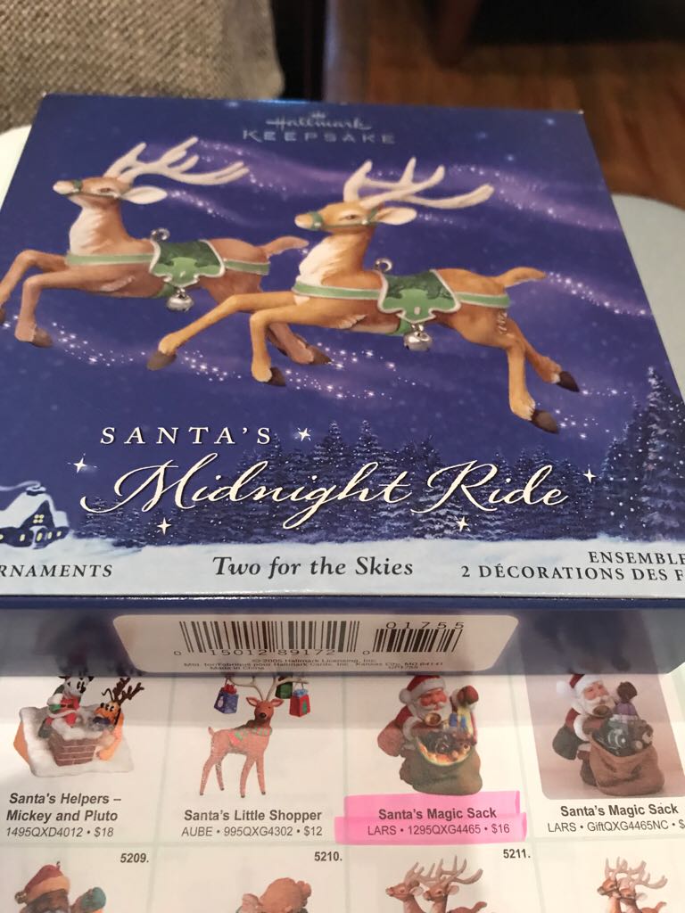 Two For The Skies - Santa’s Midnight Ride (Collector’s Series) ornament collectible - Main Image 2