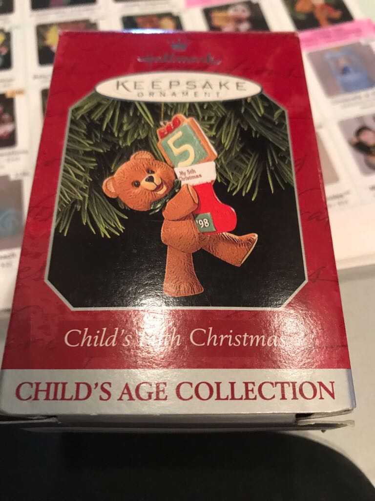 Child’s Fifth Christmas  - Child’s Age Collection (Collector’s Series) ornament collectible - Main Image 2
