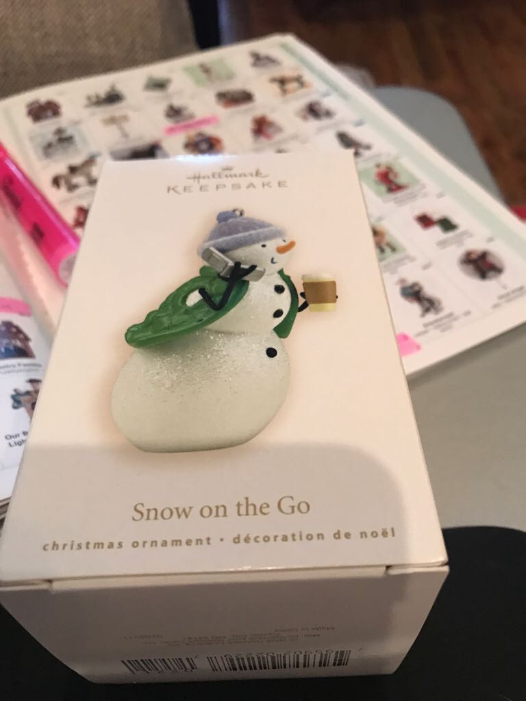 Snow On The Go  (Keepsake Ornament) ornament collectible - Main Image 2