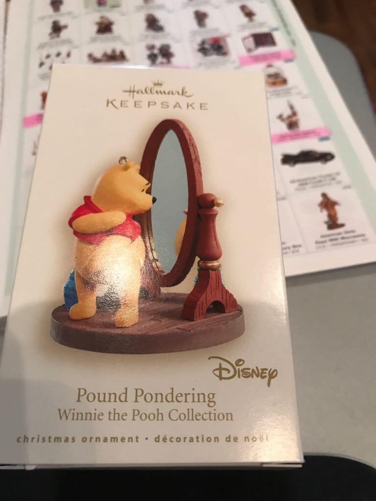 Pound Pondering  (Winnie The Pooh Collection) ornament collectible - Main Image 2
