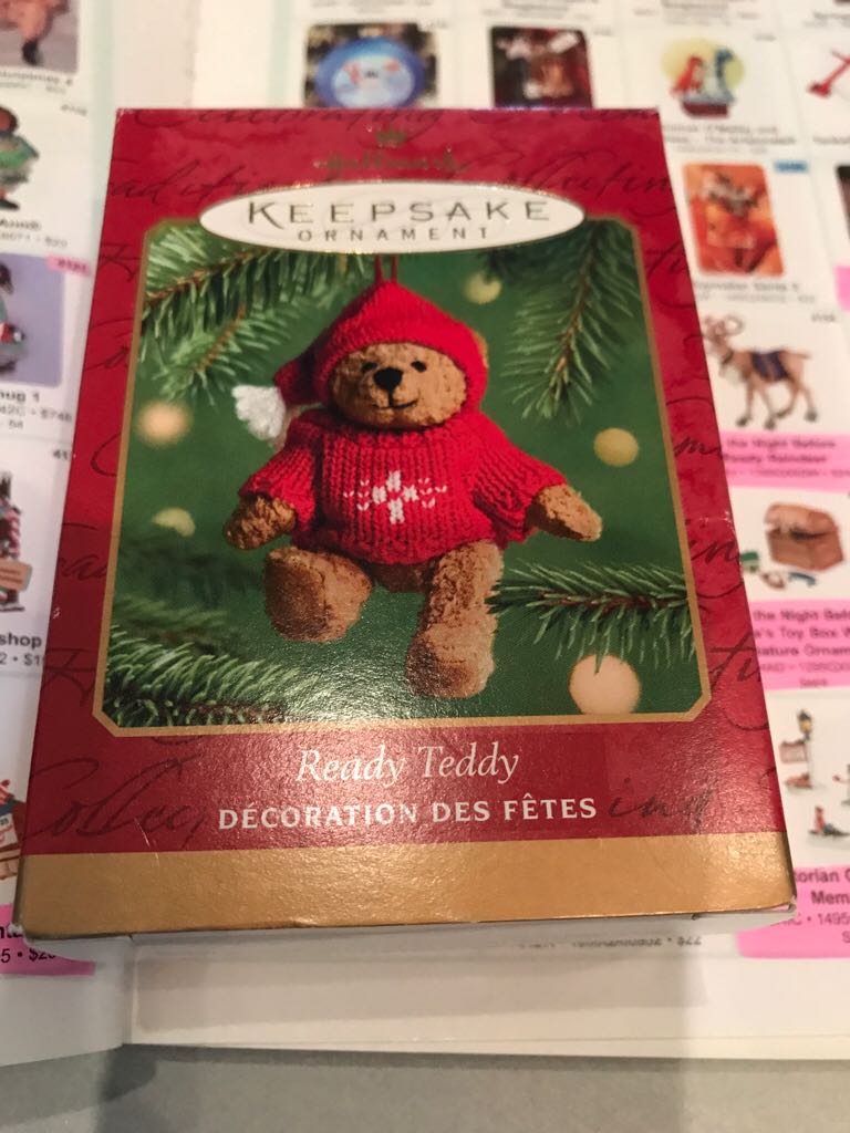 Ready Teddy  (Keepsake Ornament) ornament collectible - Main Image 2