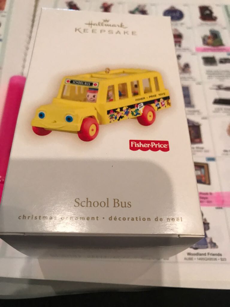 School Bus - Fisher Price (Keepsake Ornament) ornament collectible - Main Image 2