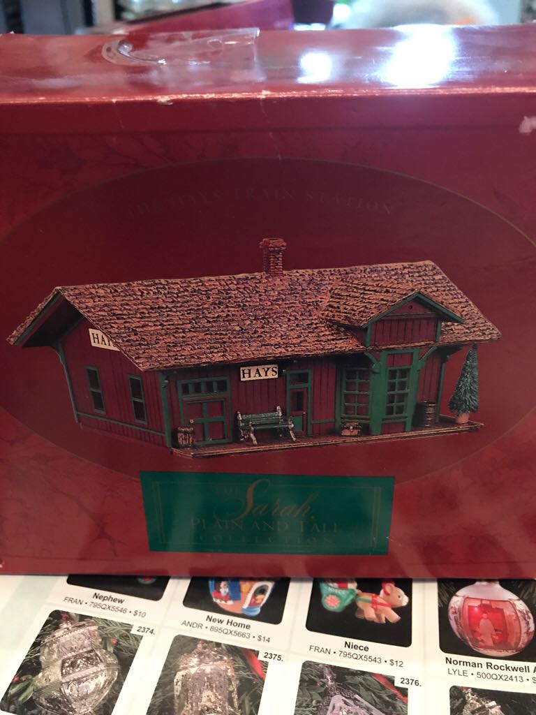 Hays Train Station - Sarah Plain And Tall Collection (Hallmark Keepsake) ornament collectible - Main Image 2