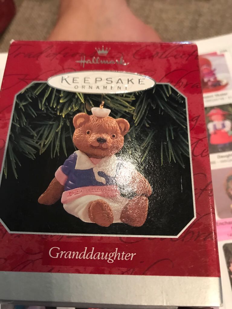 Granddaughter  (Keepsake Ornament) ornament collectible - Main Image 2