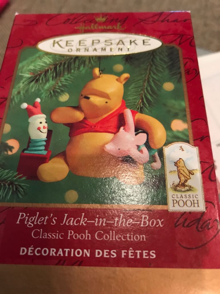 Piglet’s Jack-in-the-box - Classic Pooh Collection (Keepsake Ornament) ornament collectible - Main Image 2