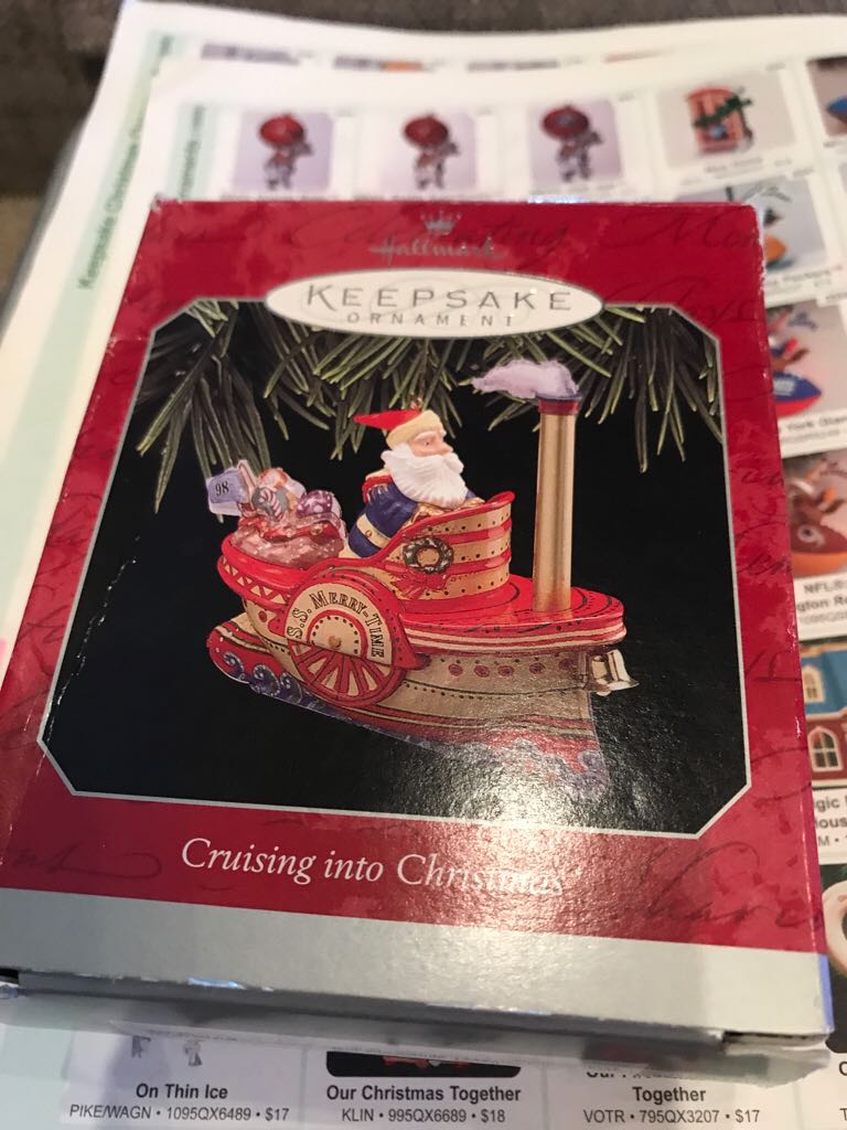 Cruising Into Christmas - Steam Boat (Transportation) ornament collectible - Main Image 2