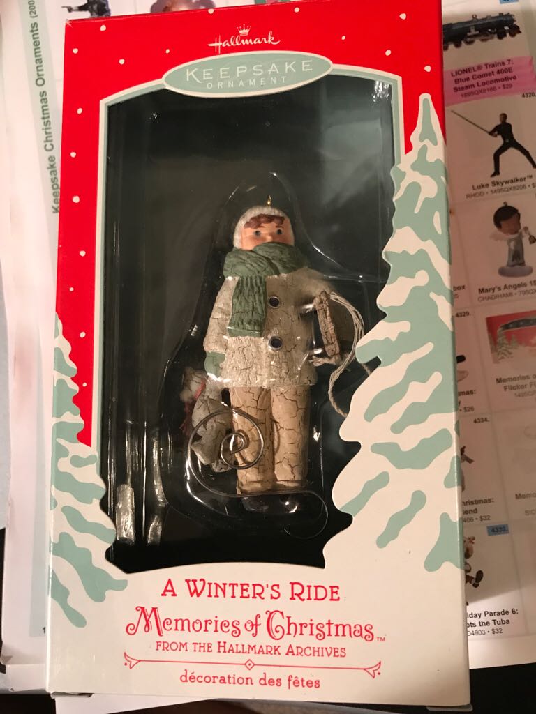Winter’s Ride - Memories Of Christmas Collection (Keepsake Ornament) ornament collectible - Main Image 2