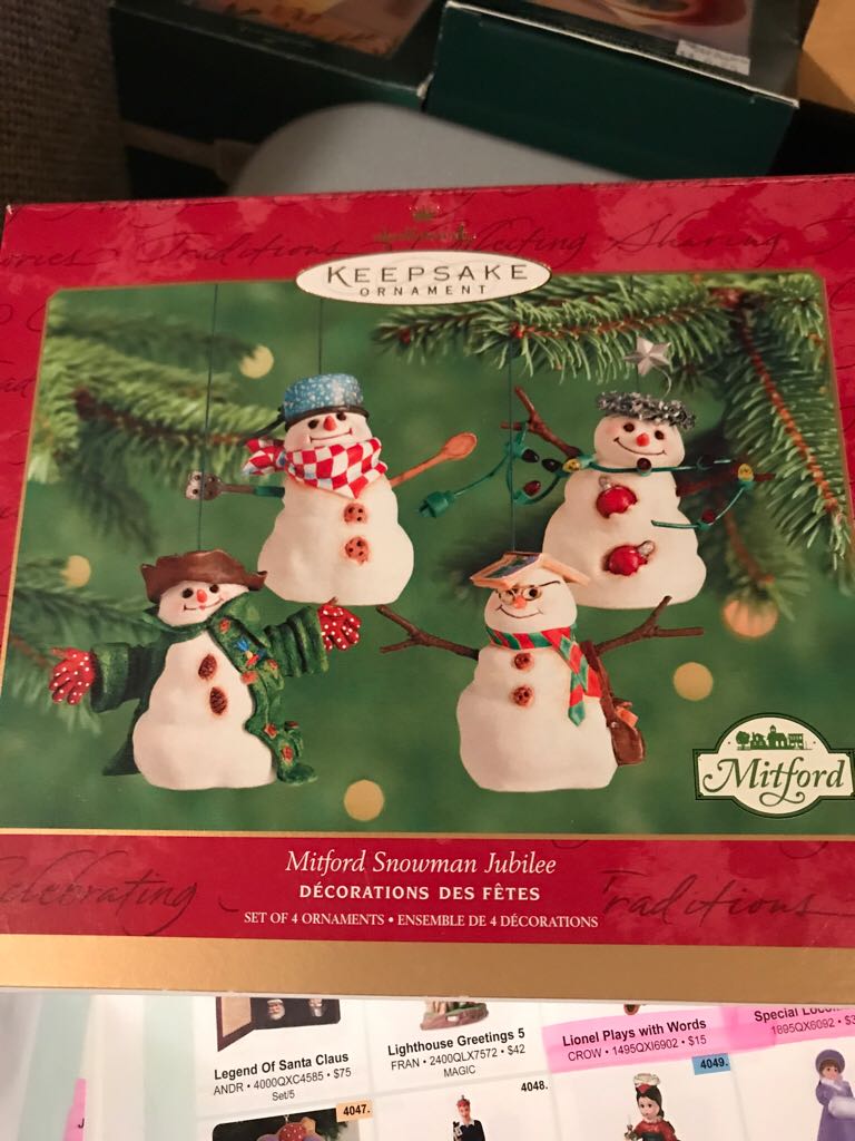 Mitford Snowman Jubilee  (Keepsake Ornament) ornament collectible - Main Image 2
