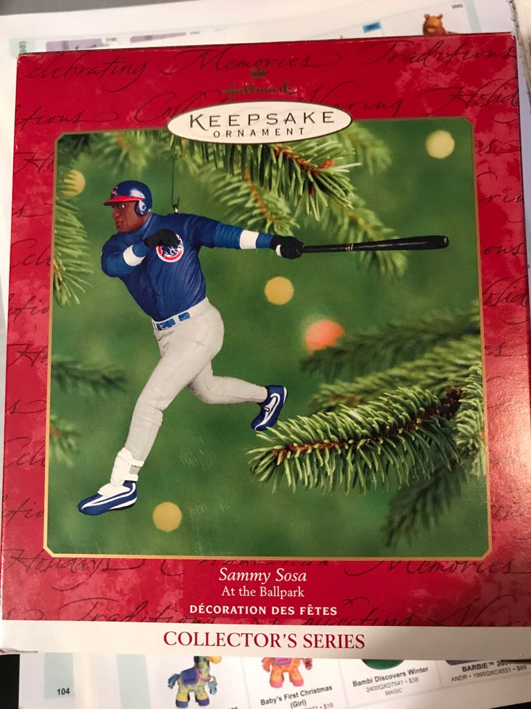 Sammy Sosa - At The Ballpark Series (Collector’s Series) ornament collectible - Main Image 2