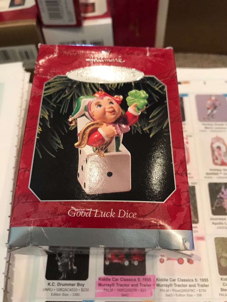 Good Luck Dice  (Keepsake Ornament) ornament collectible - Main Image 2