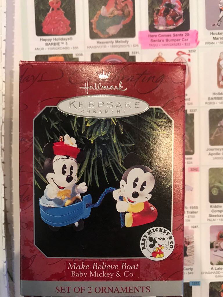 Make-believe Boat - Baby Mickey & Co (Keepsake Ornament) ornament collectible - Main Image 2