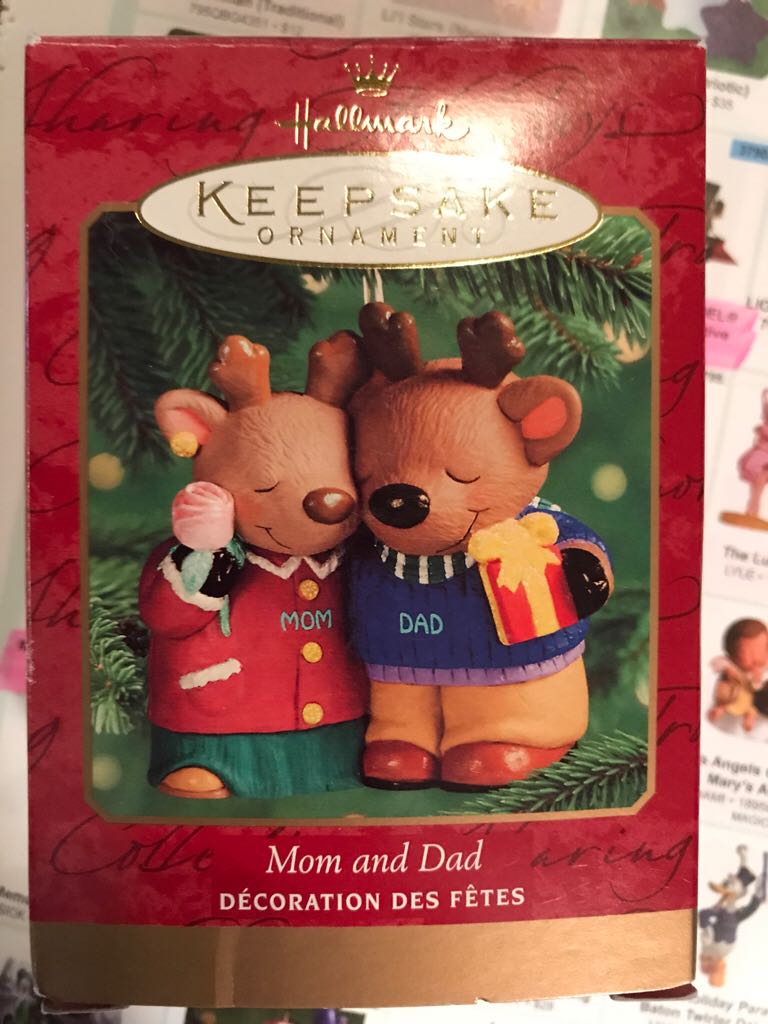 Mom And Dad   (Keepsake Ornament) ornament collectible - Main Image 2