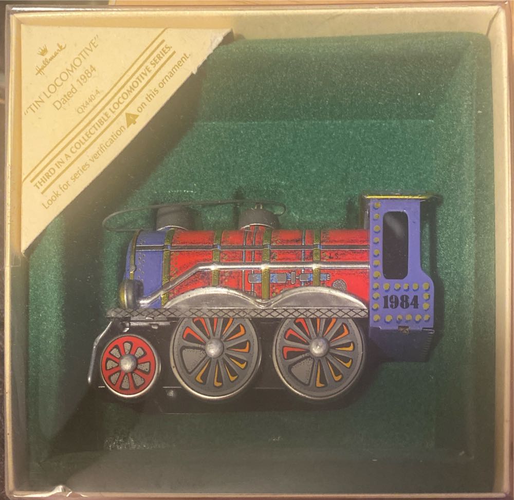 Tin Locomotive  - Tin Locomotive Series (Keepsake Dated Ornament) ornament collectible - Main Image 2